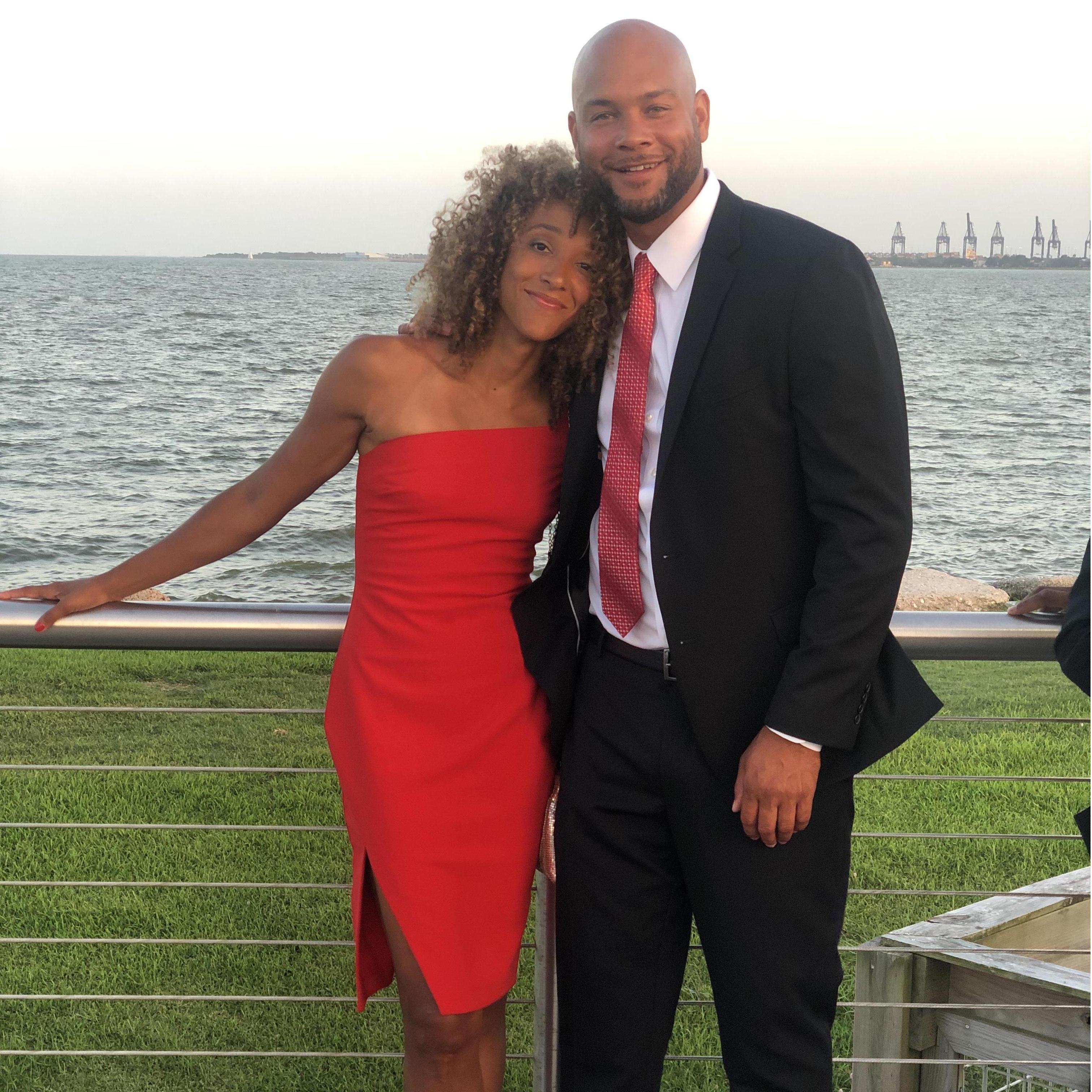 Celebrating a friends wedding in Houston, TX
