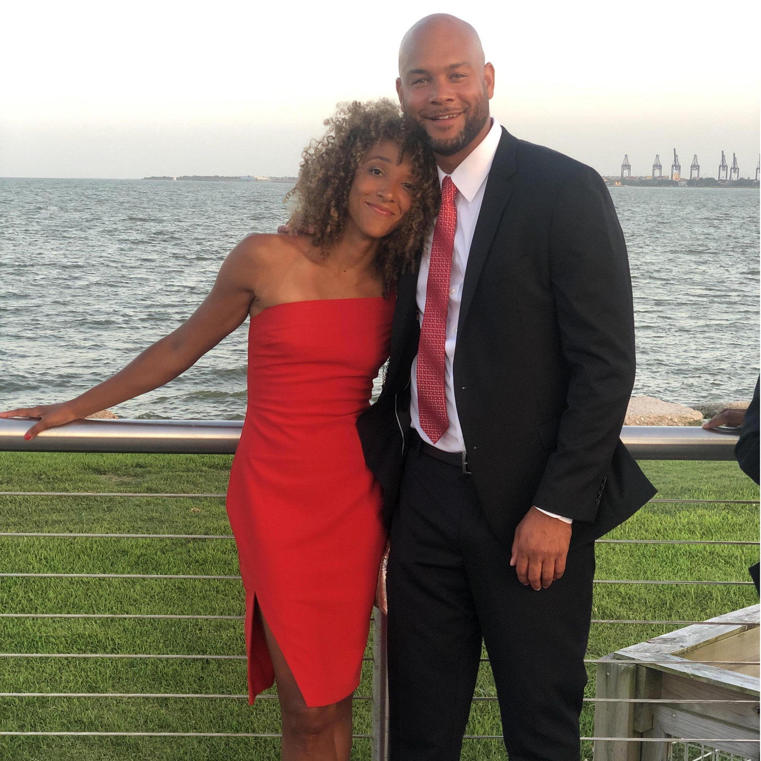 Celebrating a friends wedding in Houston, TX