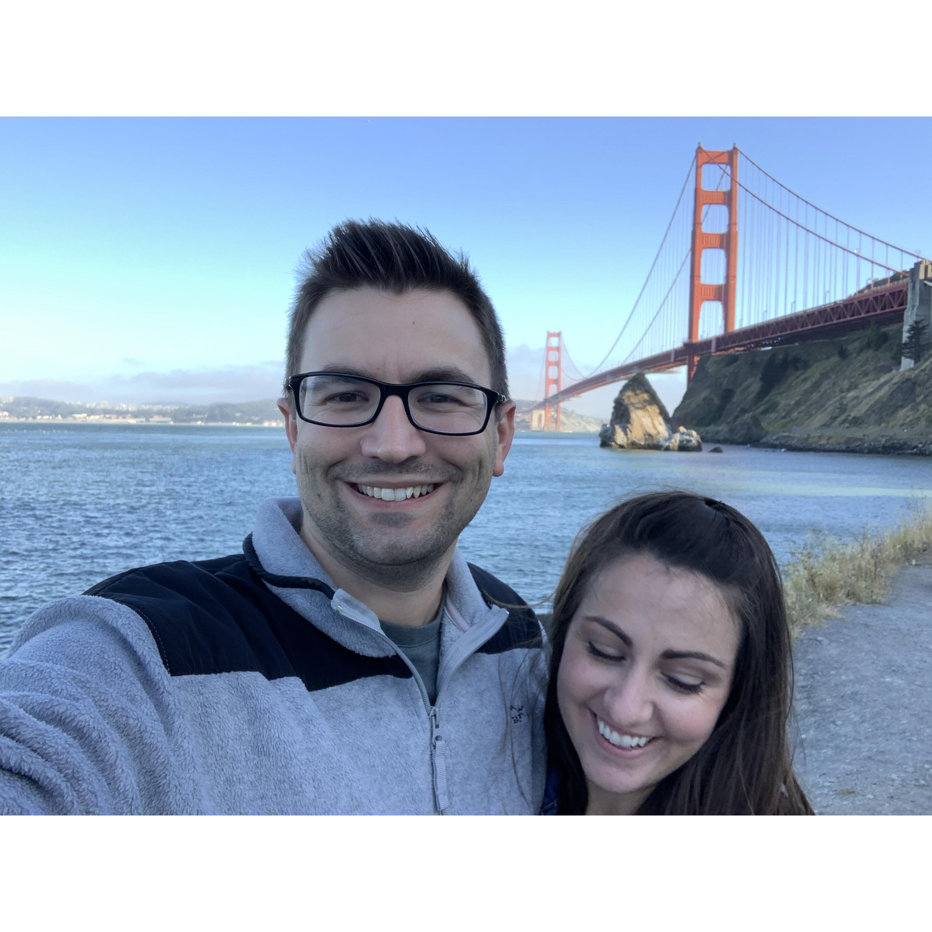 Our July 4th 2019 trip to San Fran & Sausalito. This was a super special trip for us since it was the day that Glen bought Angela's Engagement ring