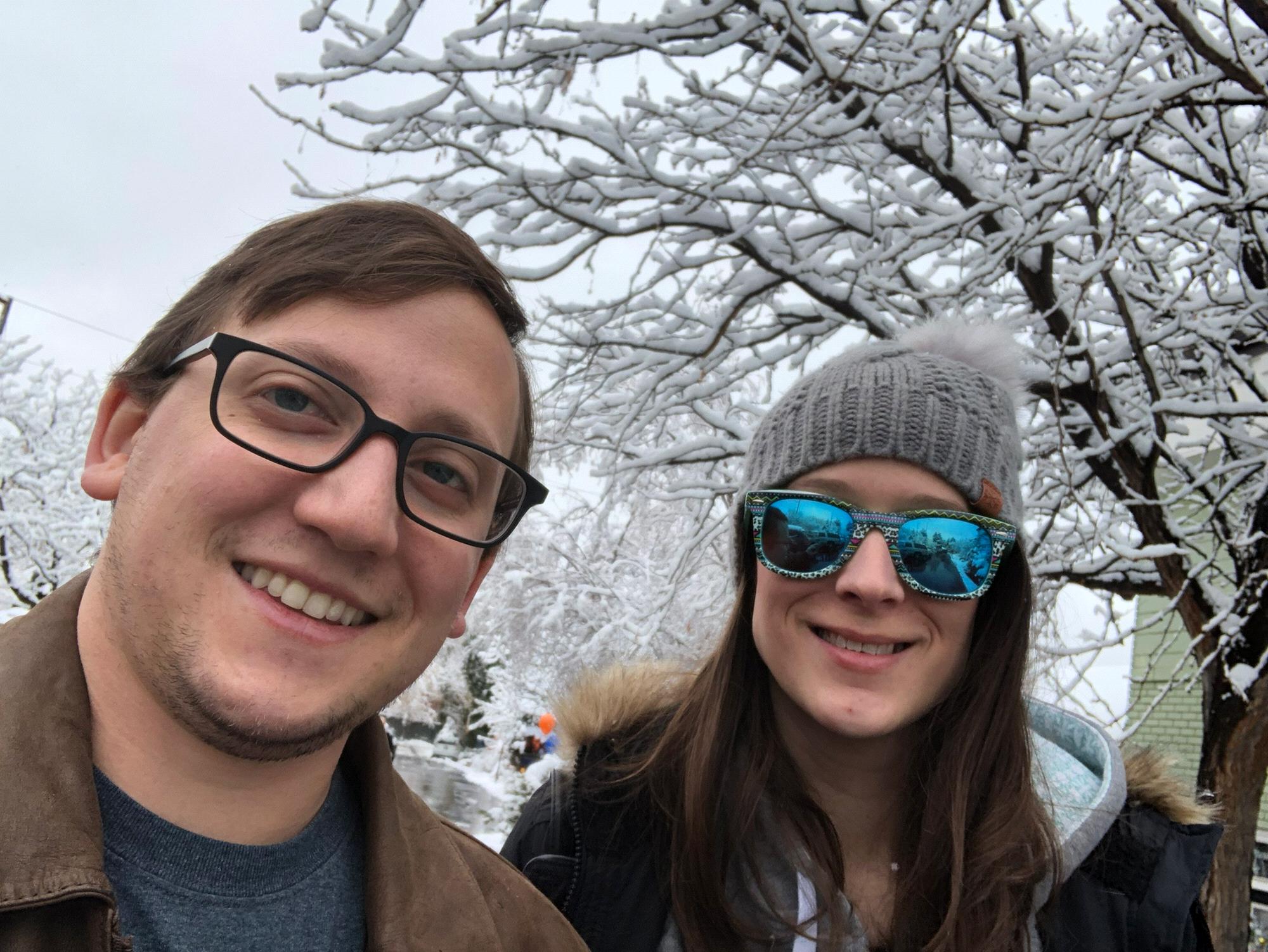 In Utah for Christmas.