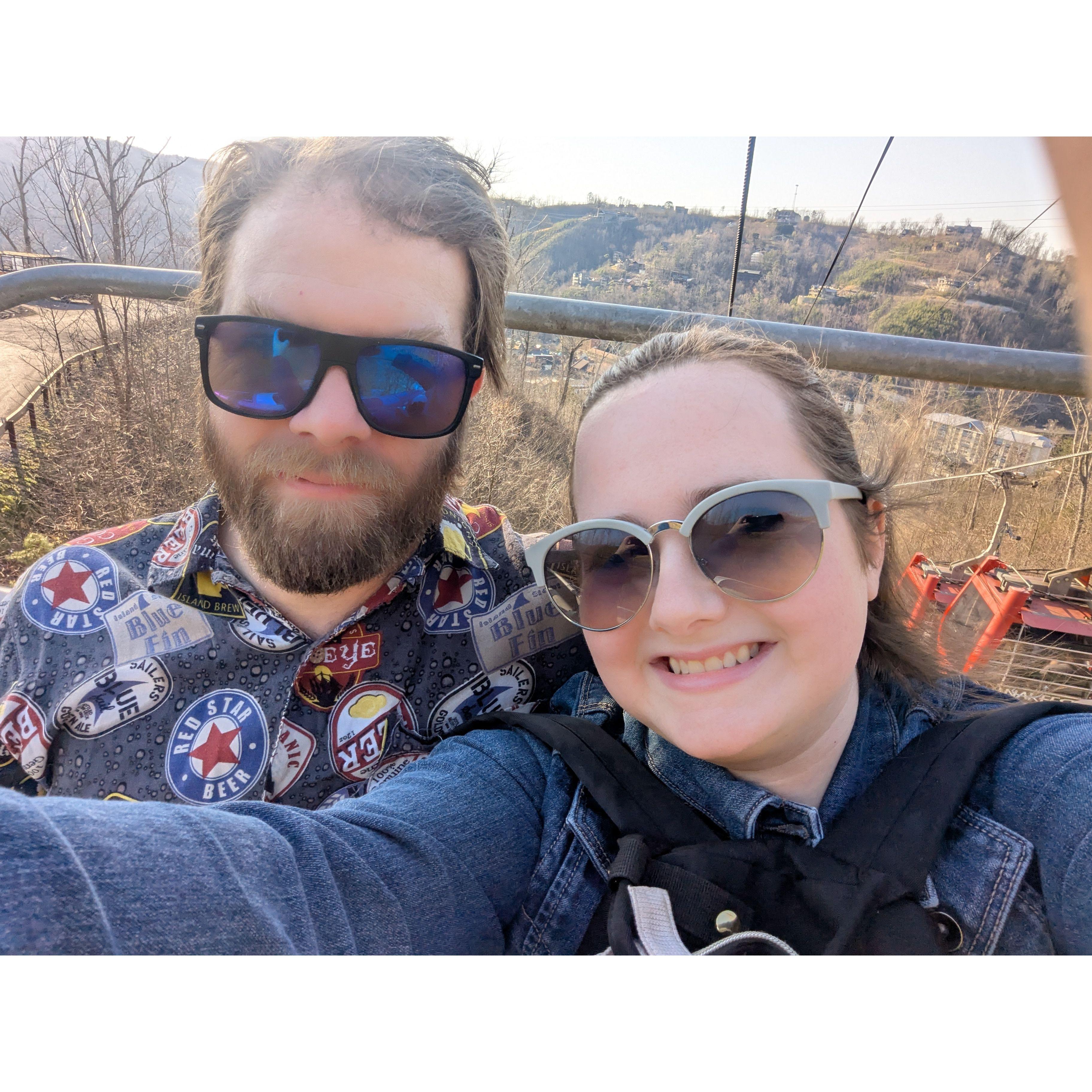 March 2025 - Went to North Carolina together for the first time. This is Madison's home away from home!