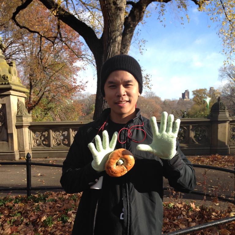 After finishing his final qualifying race to gain entry into the 2014 NYC Marathon. #9+1