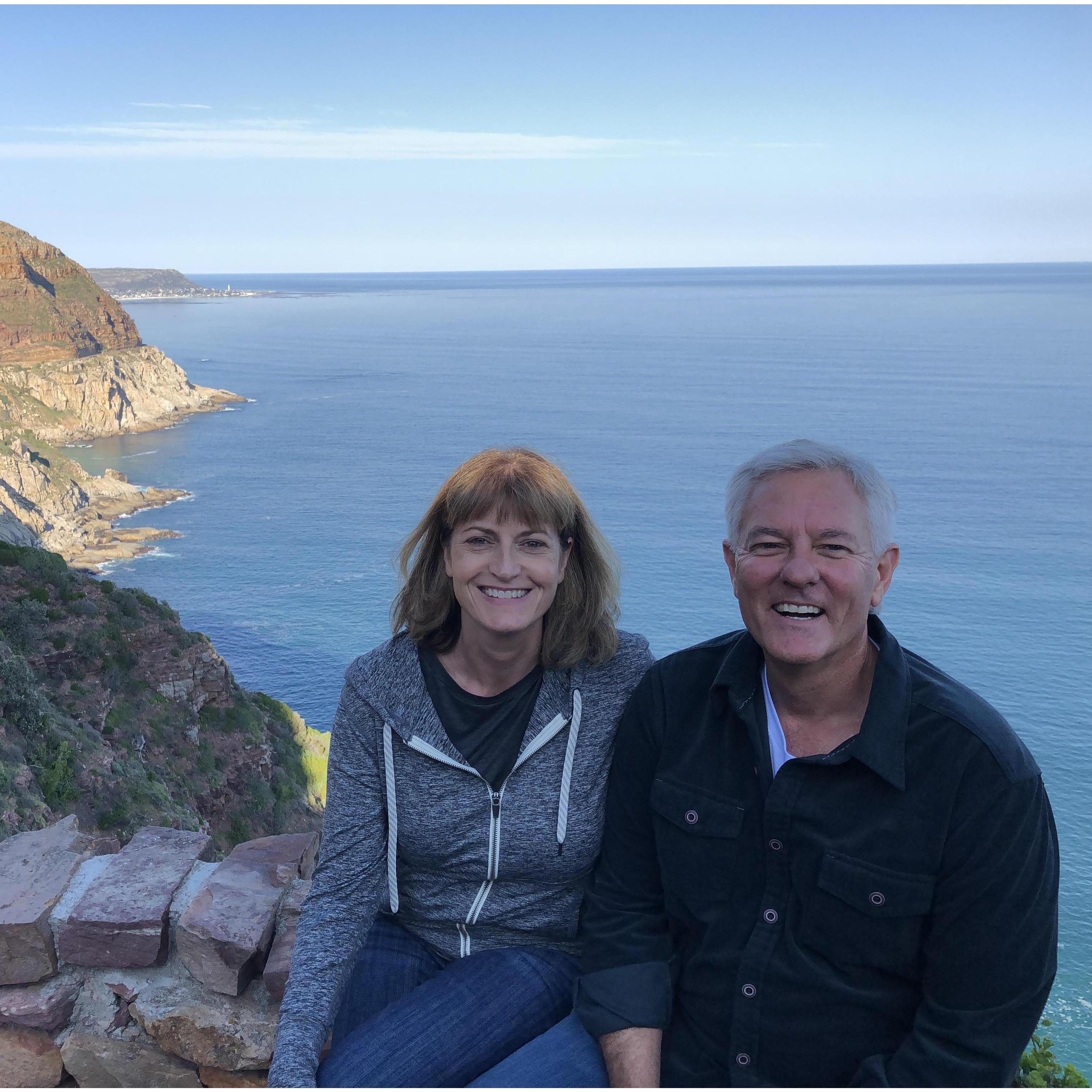 Cape Point, South Africa 
The most southern point of the continent.