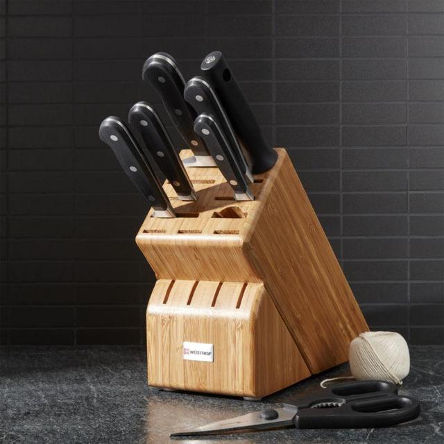 Wusthof ® Classic Deluxe 8-Piece Knife Set with Bamboo Block