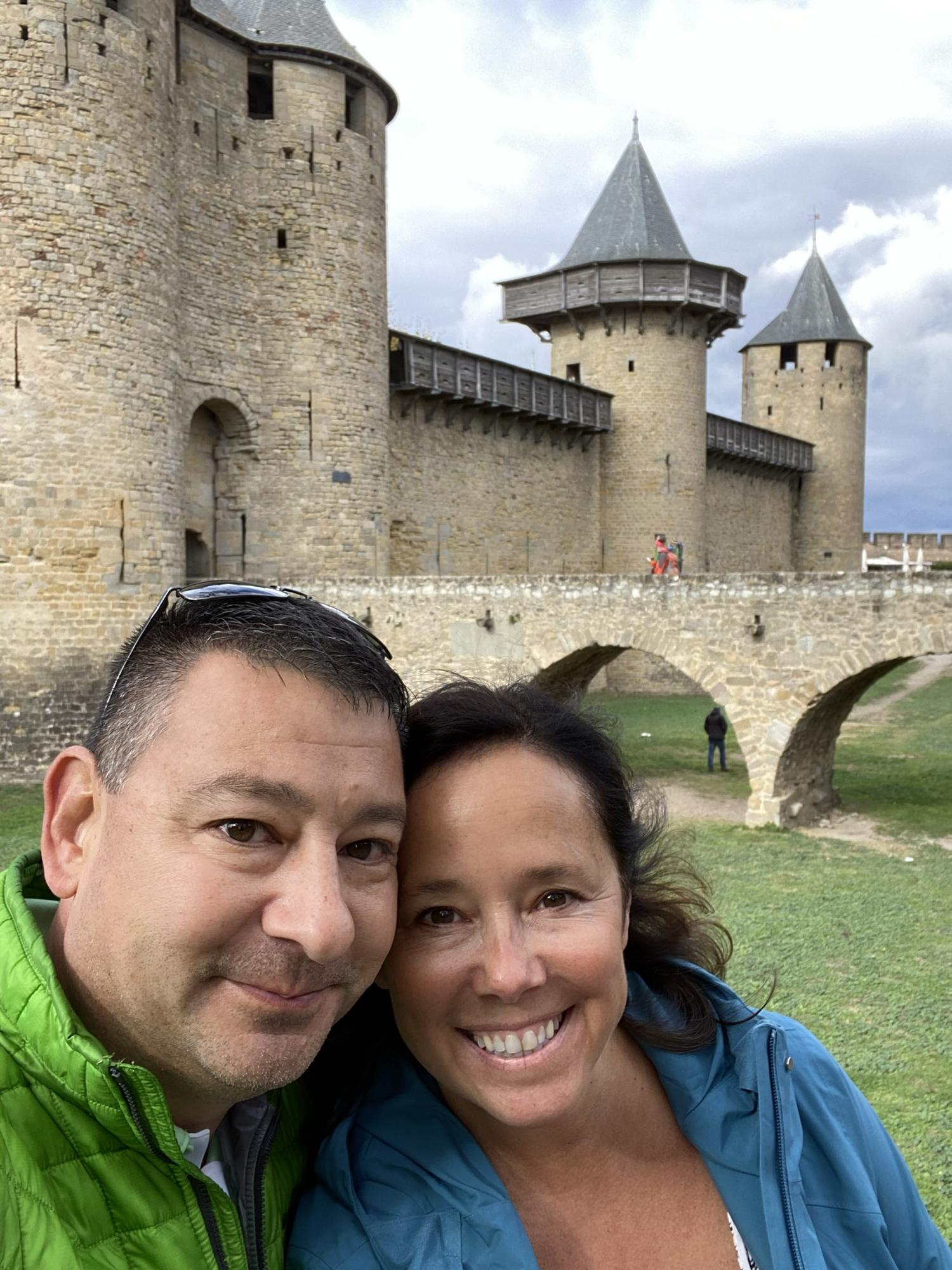 Darren loves castles. This one is Carcassonne in France.