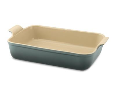Le Creuset Heritage Stoneware Rectangular Dish, 9" X 12", Ocean