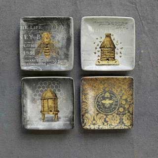 Gatherings Bees 4-Piece Plate Set