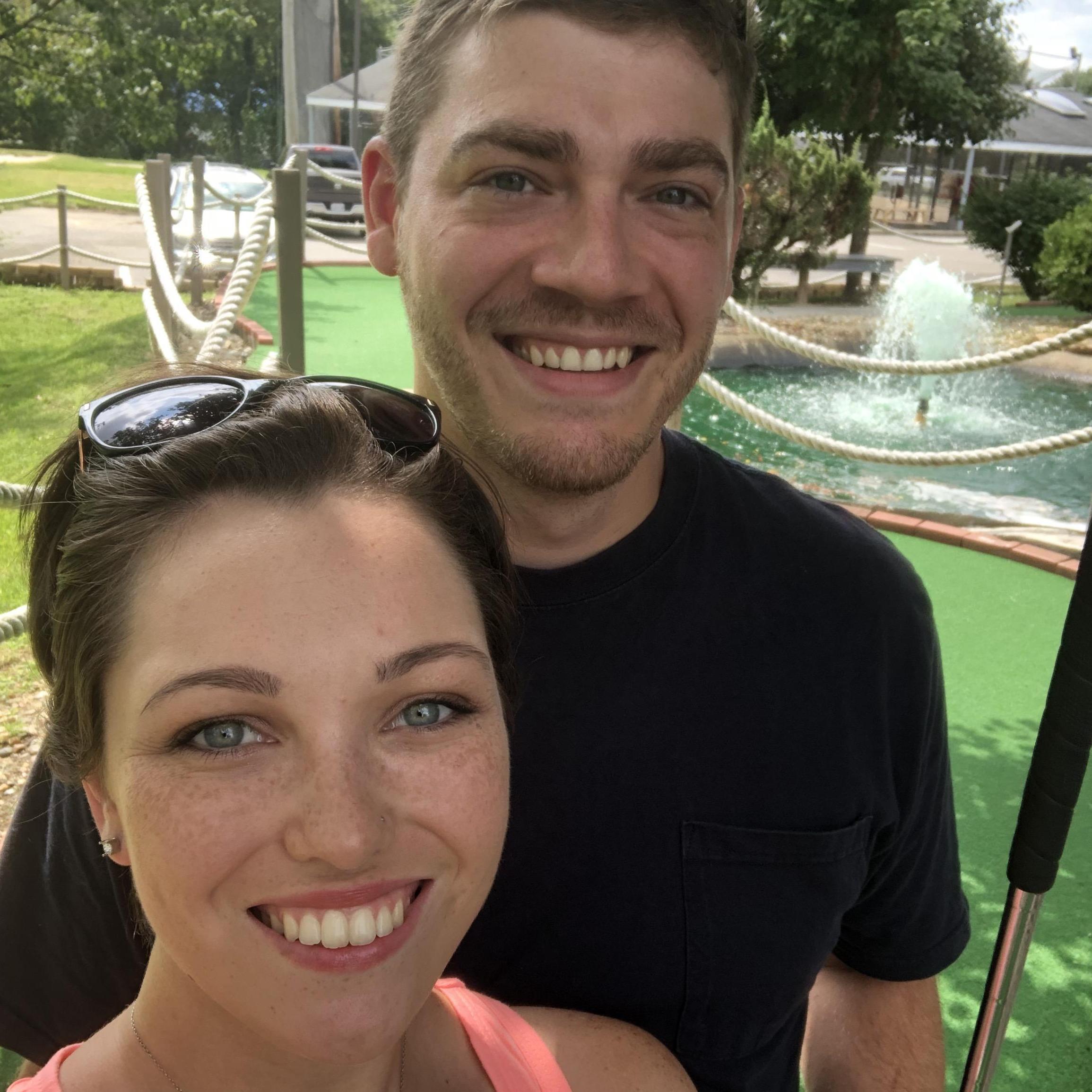 It's always nice to enjoy some mini-golf on a beautiful day