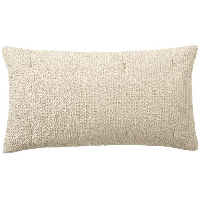 Flax Vintage Washed Cotton/Linen Comforter Sham, King