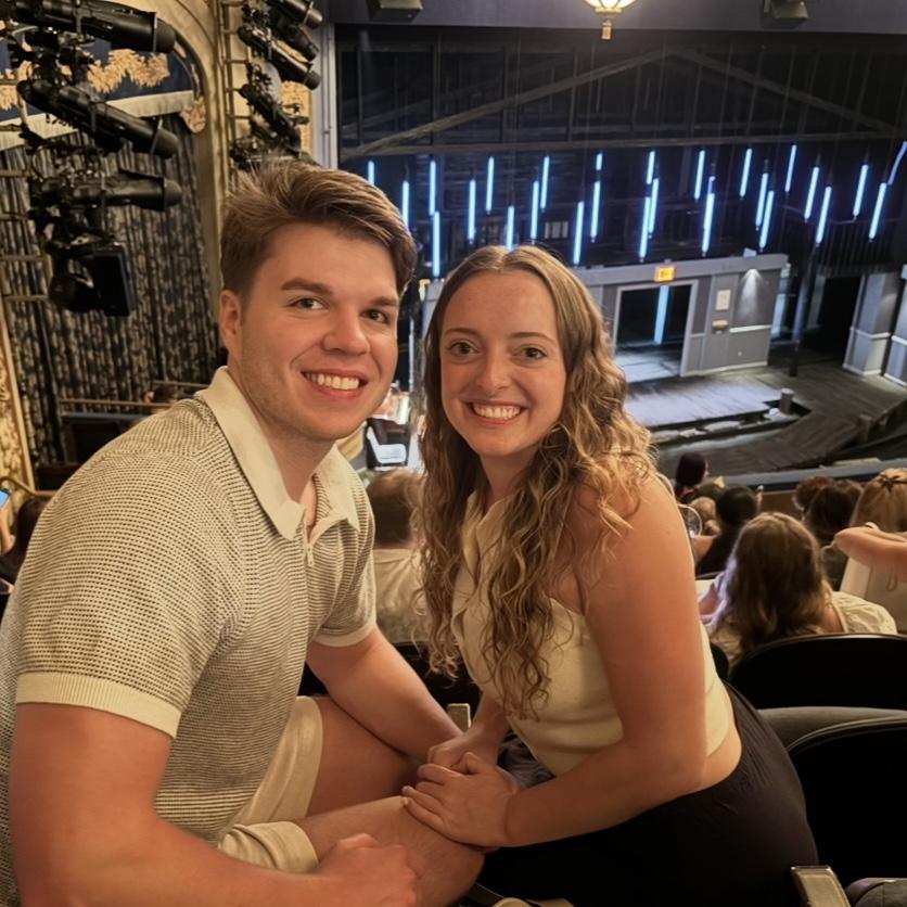 Lily and Jackson’s first time seeing a play on Broadway in New York City