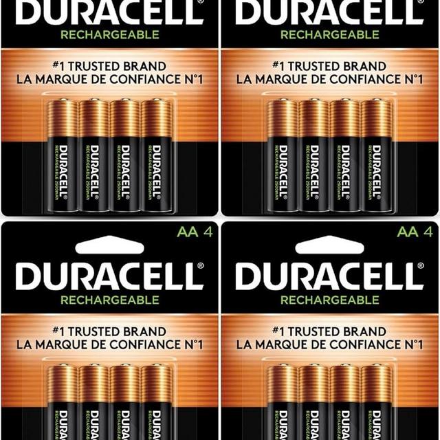 Duracell 16 X NEW AA Batteries Rechargeable NiMH Precharged 2400mAh