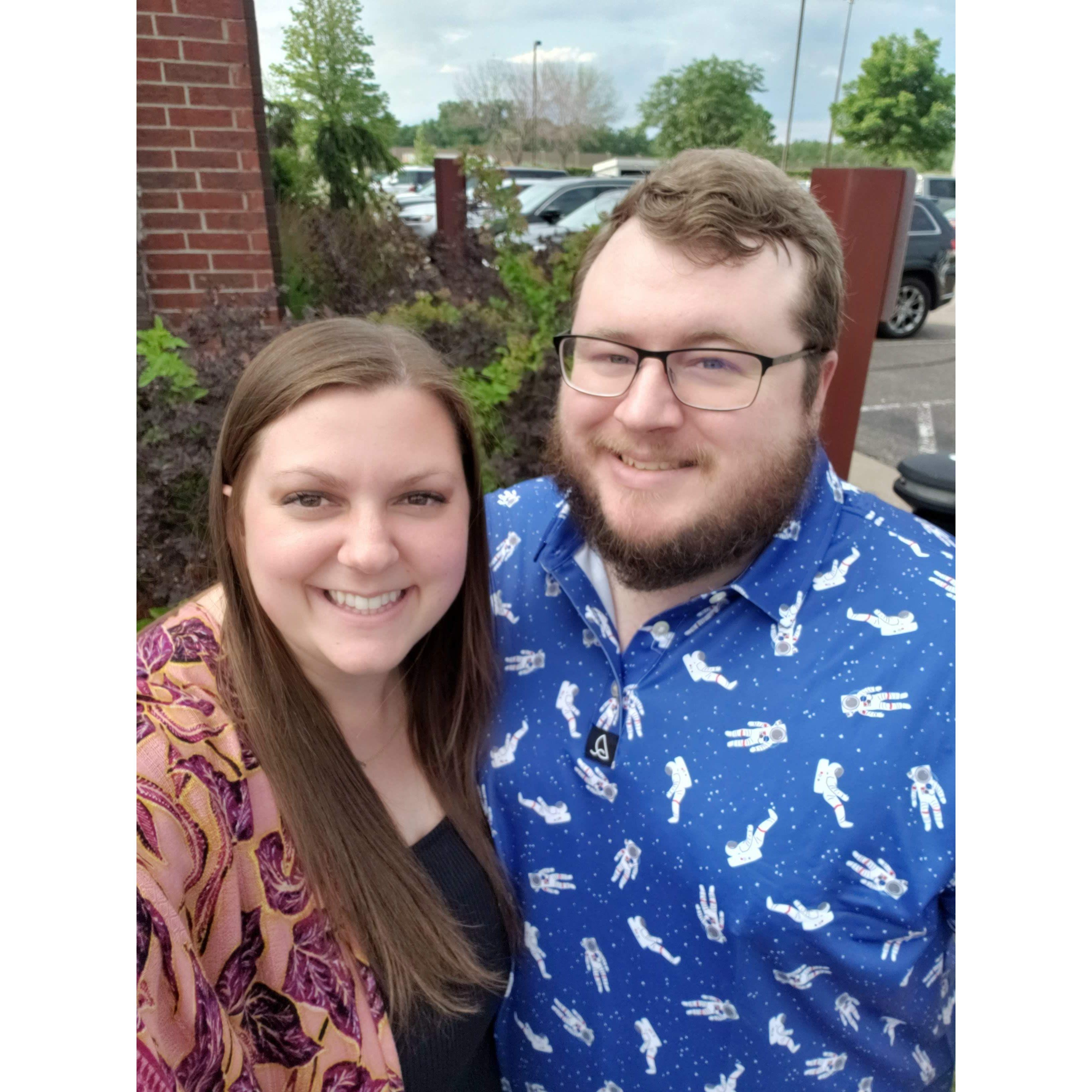 Our FIRST photo together!