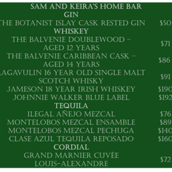 Our Home Bar