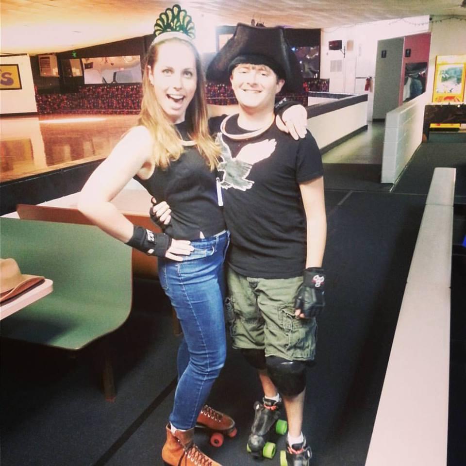 Marc's 30th Birthday at the roller rink :)