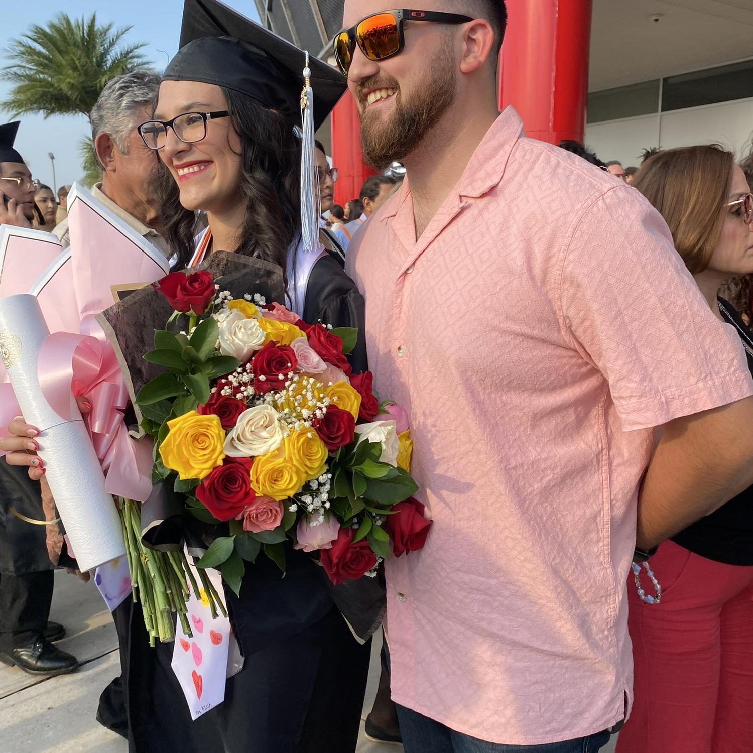 Angela graduating to become a teacher!