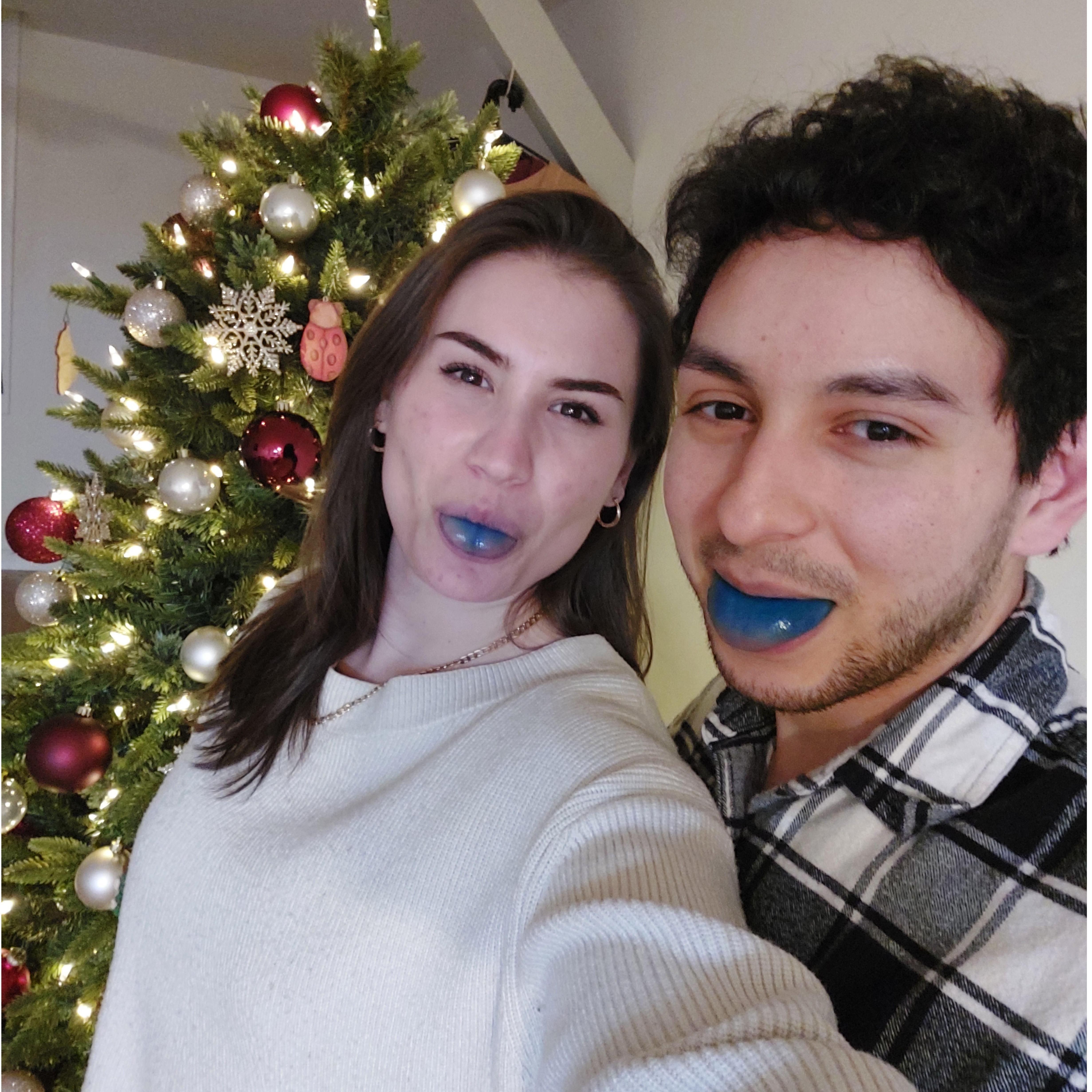 Our first Christmas together.