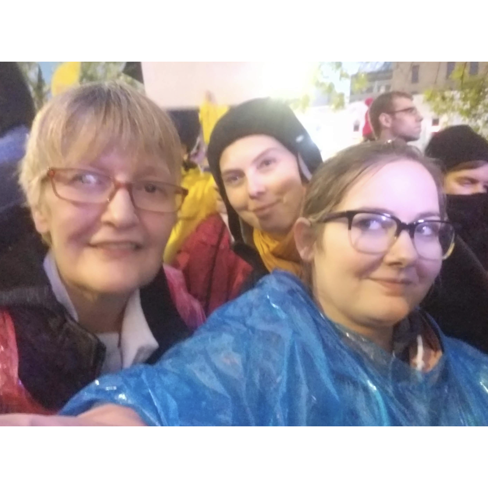 Families that Protest in the rain together stay together