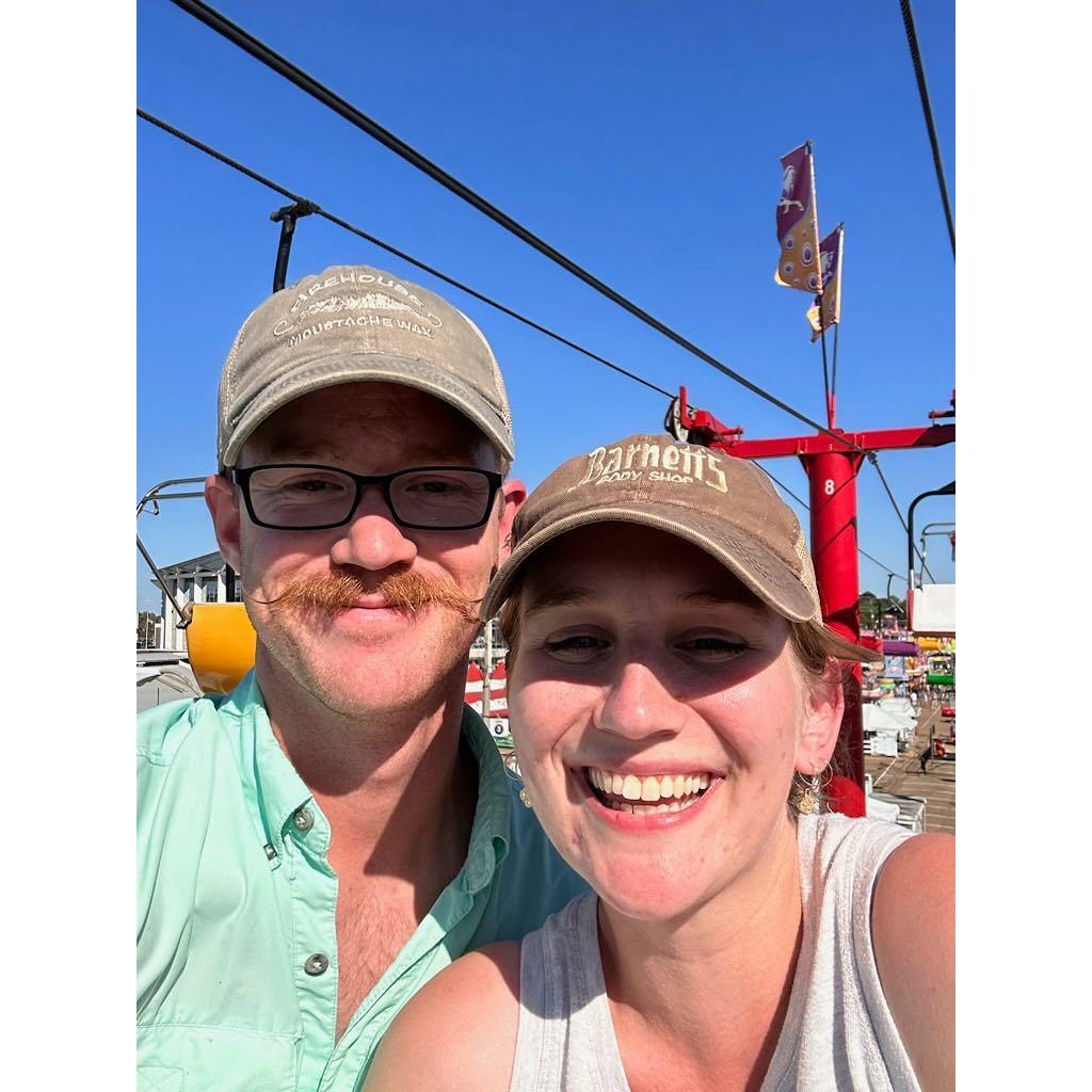 Mississippi State Fair! With Bradley's connections, they got in for free!