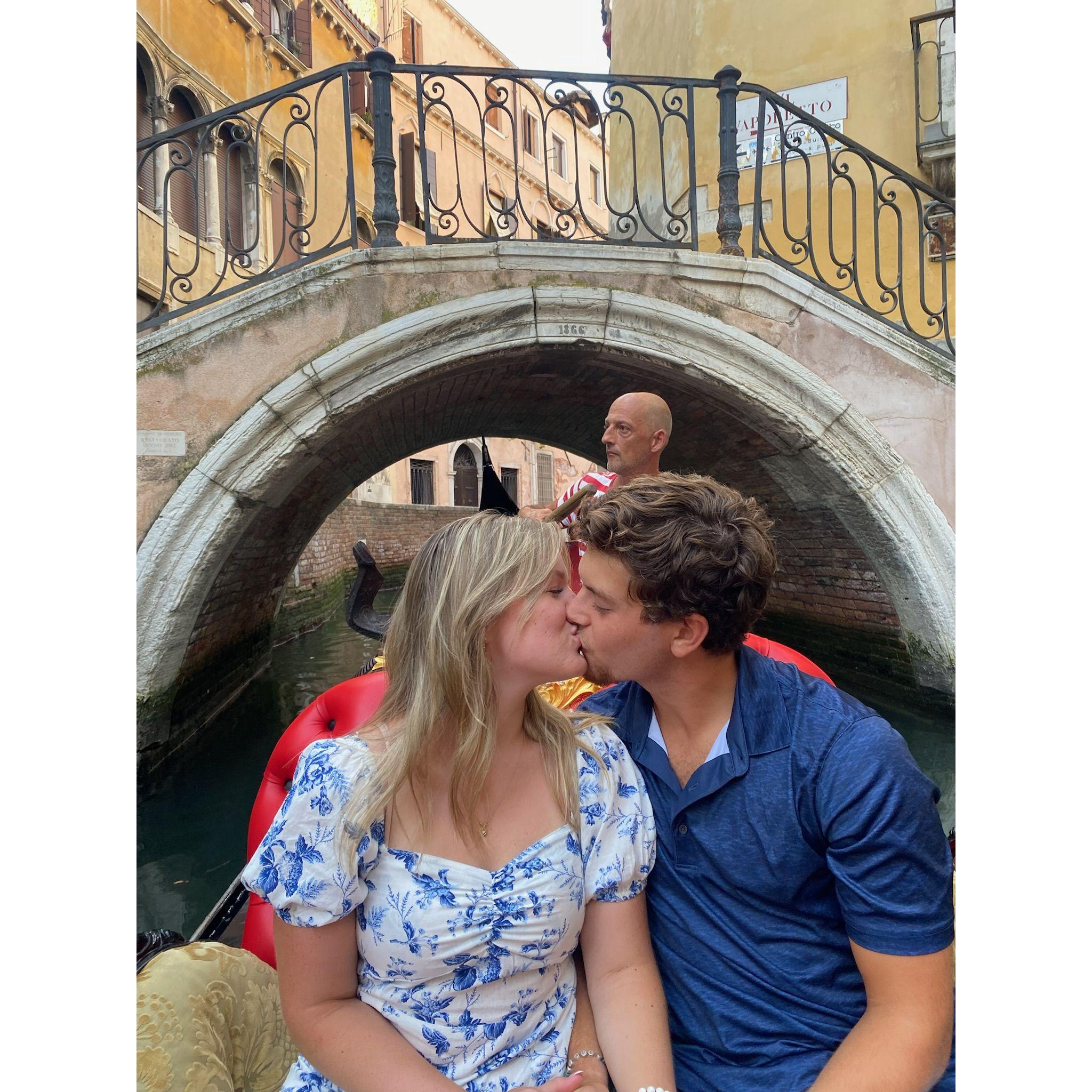 Gondala ride in Venice