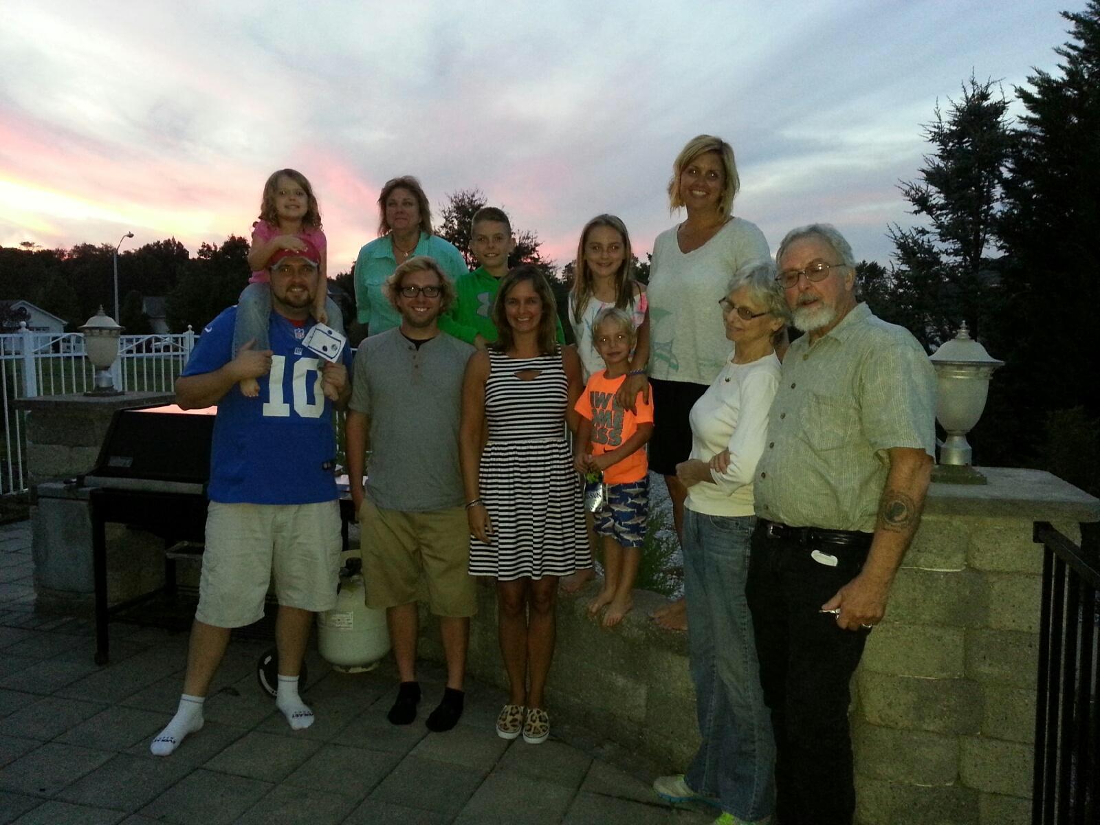 Kate's 40th birthday with family.. pre-Sean!