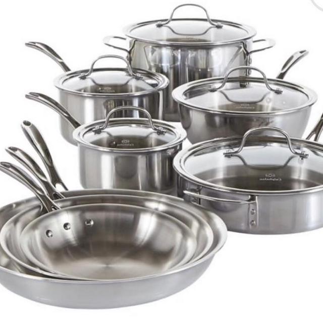 Calphalon® Tri-Ply Stainless Steel 13-Piece Cookware Set