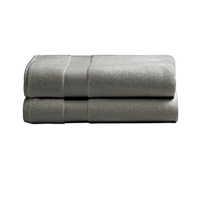 Charisma American Heritage 2 Pack Grey Bath Towel