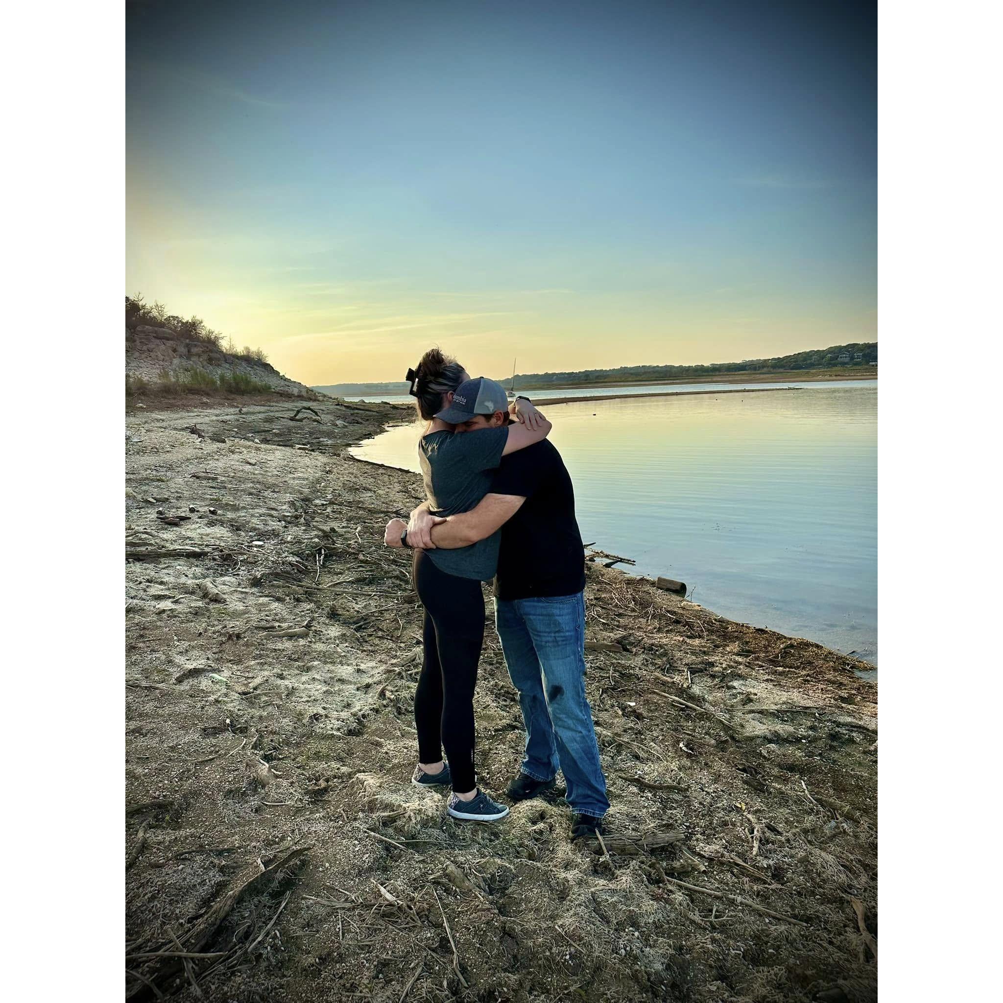 Hiking around the lake is always a must out there. Treasures are being revealed as the lake is at an all time low lately.