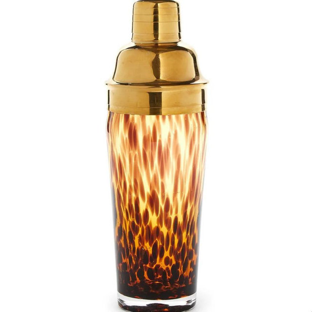 Tortoise Print Cocktail Shaker