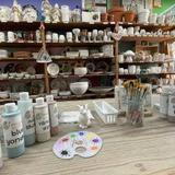 meg-art pottery painting studio & espresso bar
