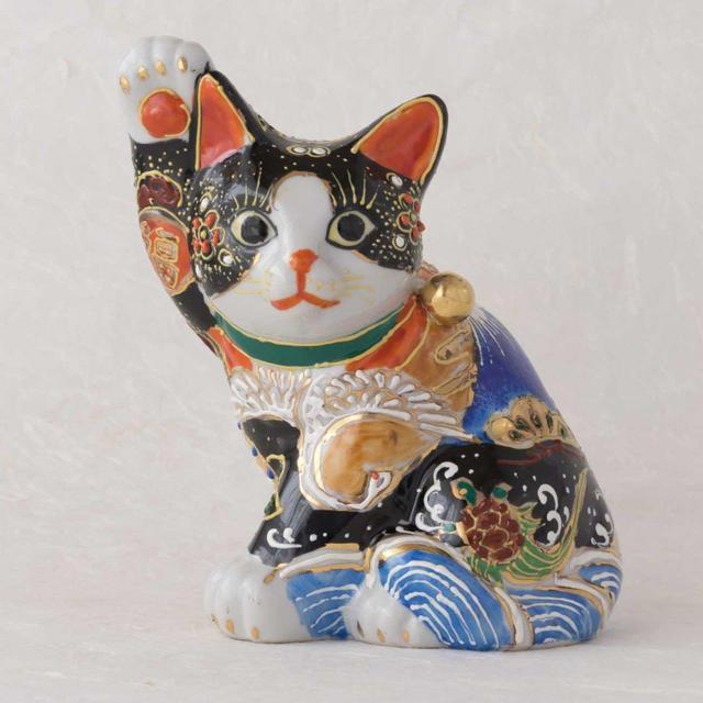 Kutani Beckoning Cat - C