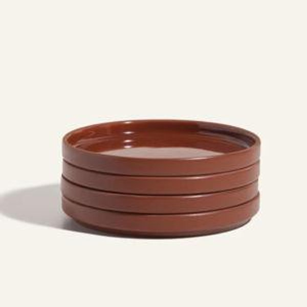 Dessert Plates in Terracotta