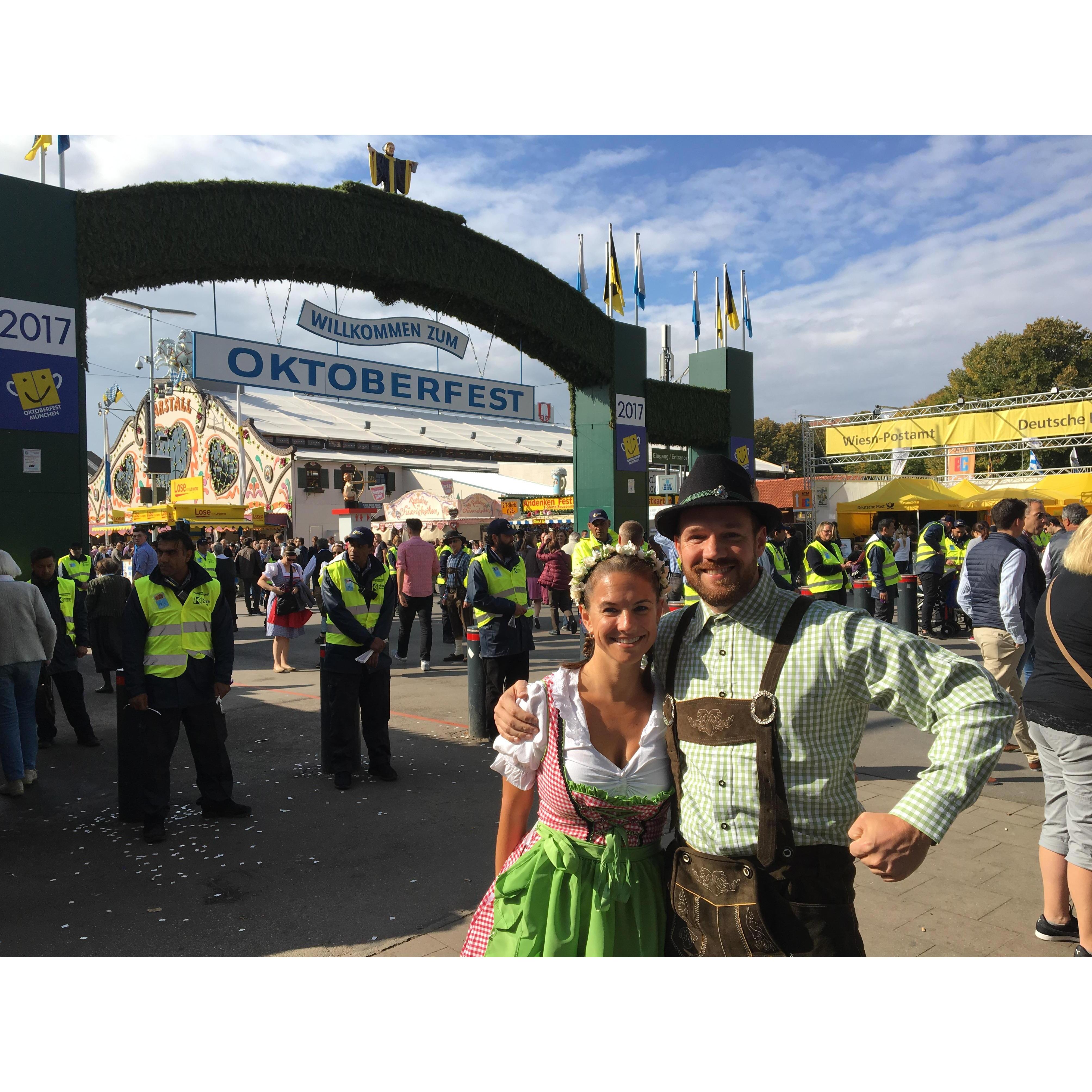 Our first Oktoberfest (of what is destined to be many) in Munich