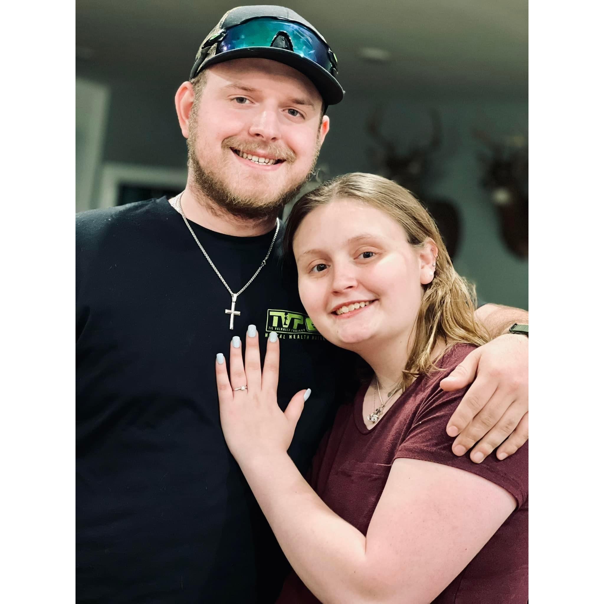 Engagement Day at Erica's Dads