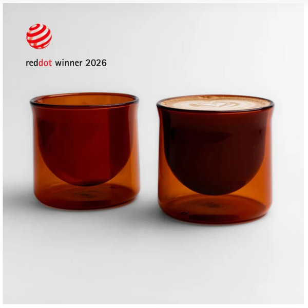 FLUR Latte XL Glasses - Amber