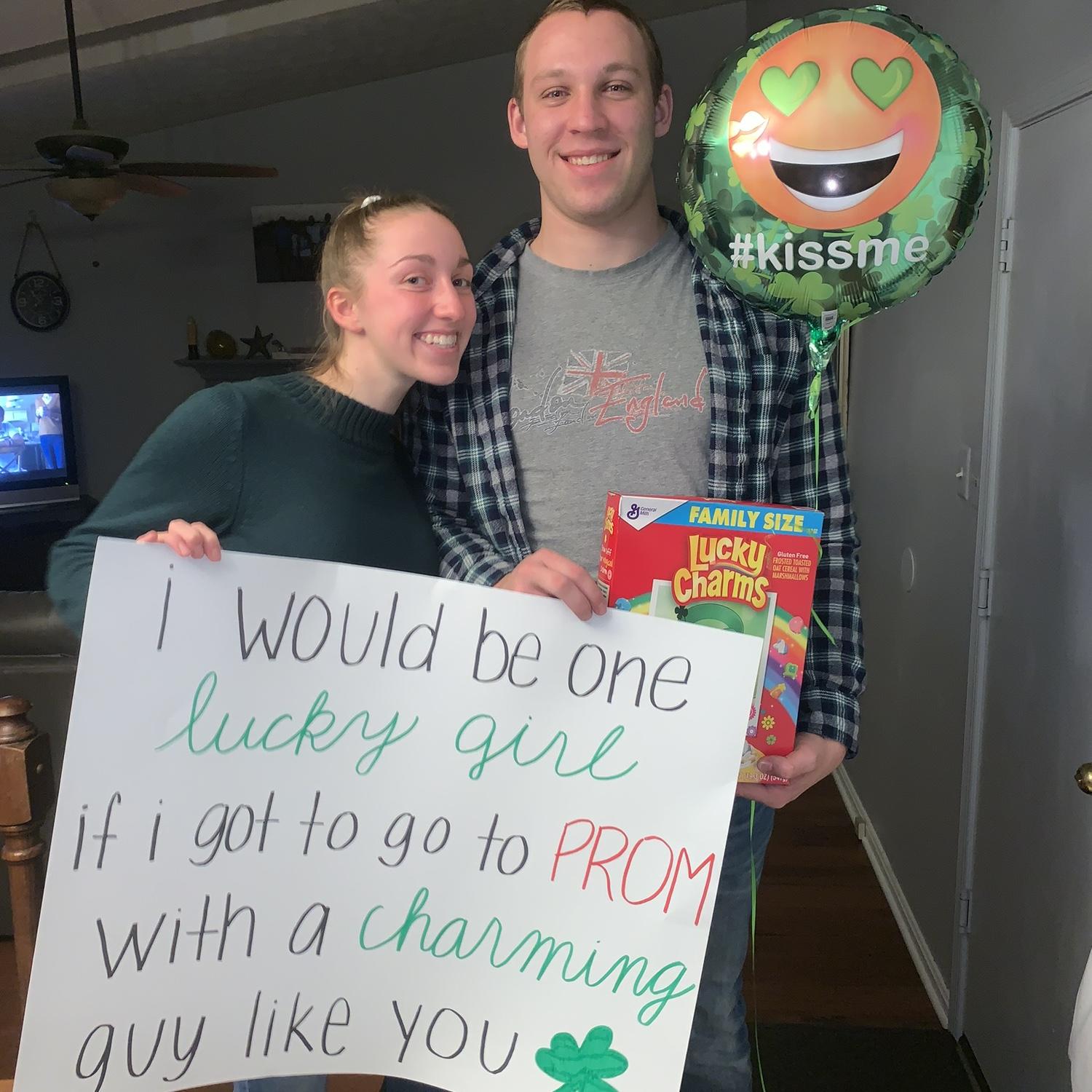 Prom-posal #2! We are so lucky to have each other!