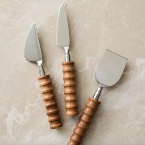 West Elm | Groove Cheese Knives