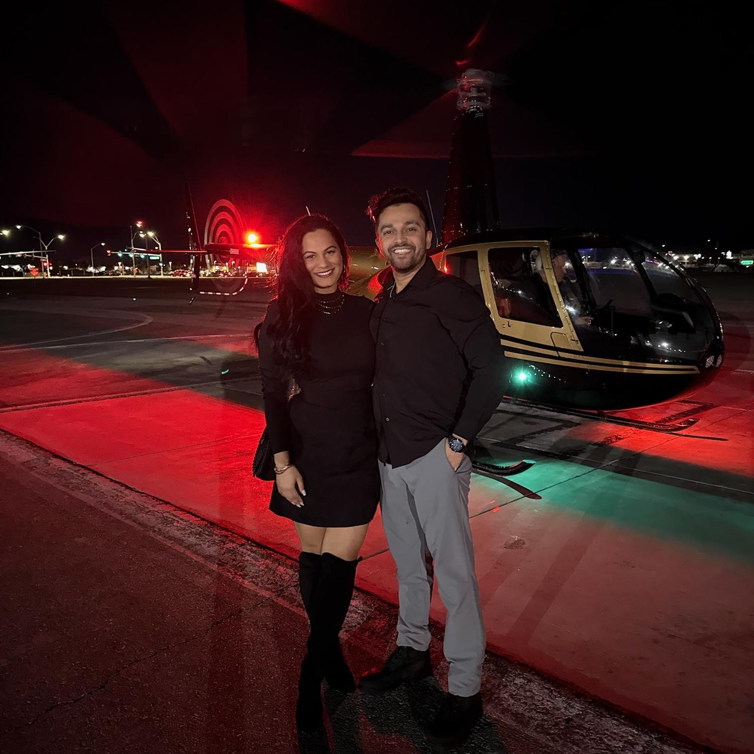February 18, 2025 - Surprise helicopter ride in Vegas for Puneet's birthday!
