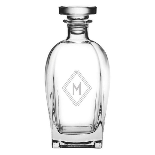 Deco Diamond Monogram Luigi Bormioli Rossini Decanter
