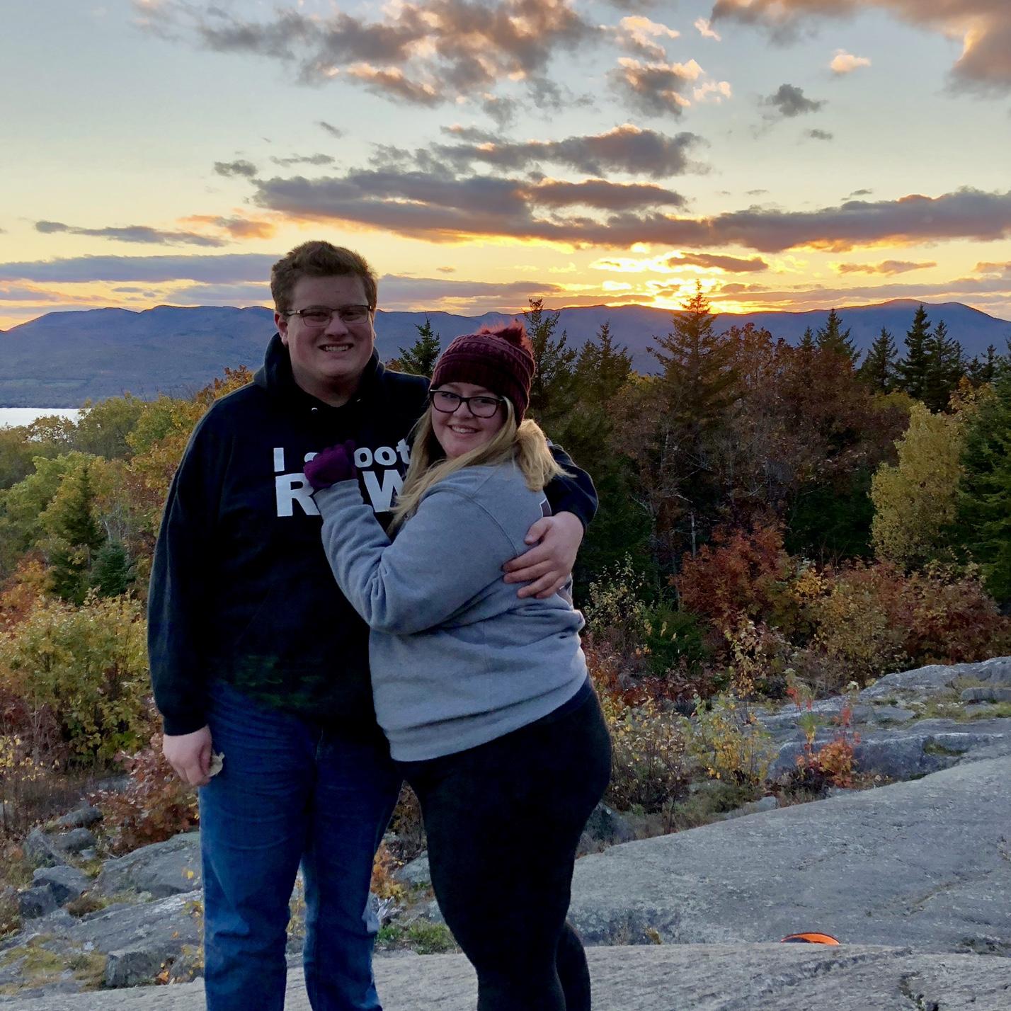 Hiking trip, freshman/sophomore year of college, 2018