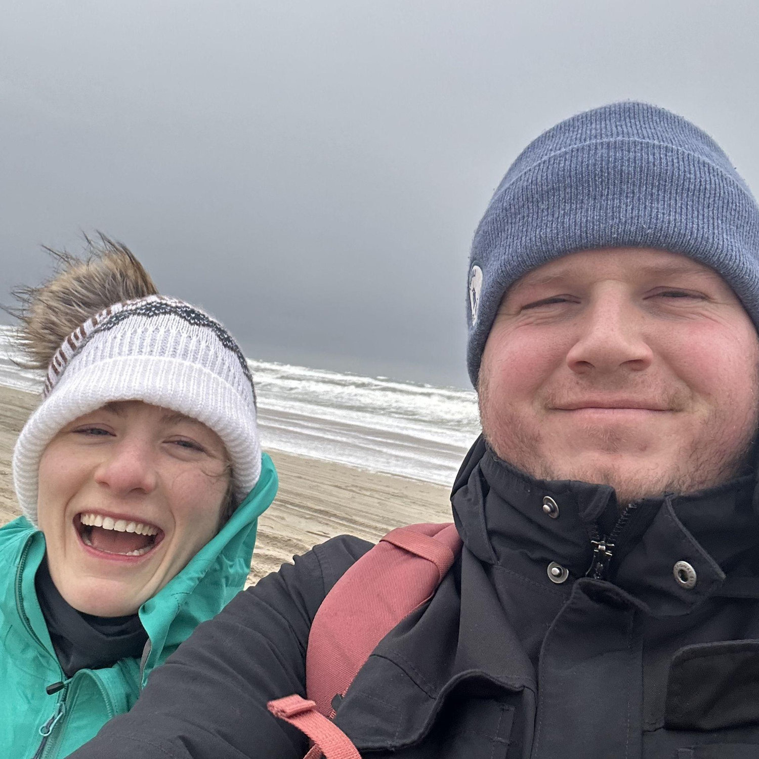 on the beach in Den Hague