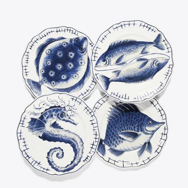 Tory Burch - FISH DINNER PLATE, SET OF 4