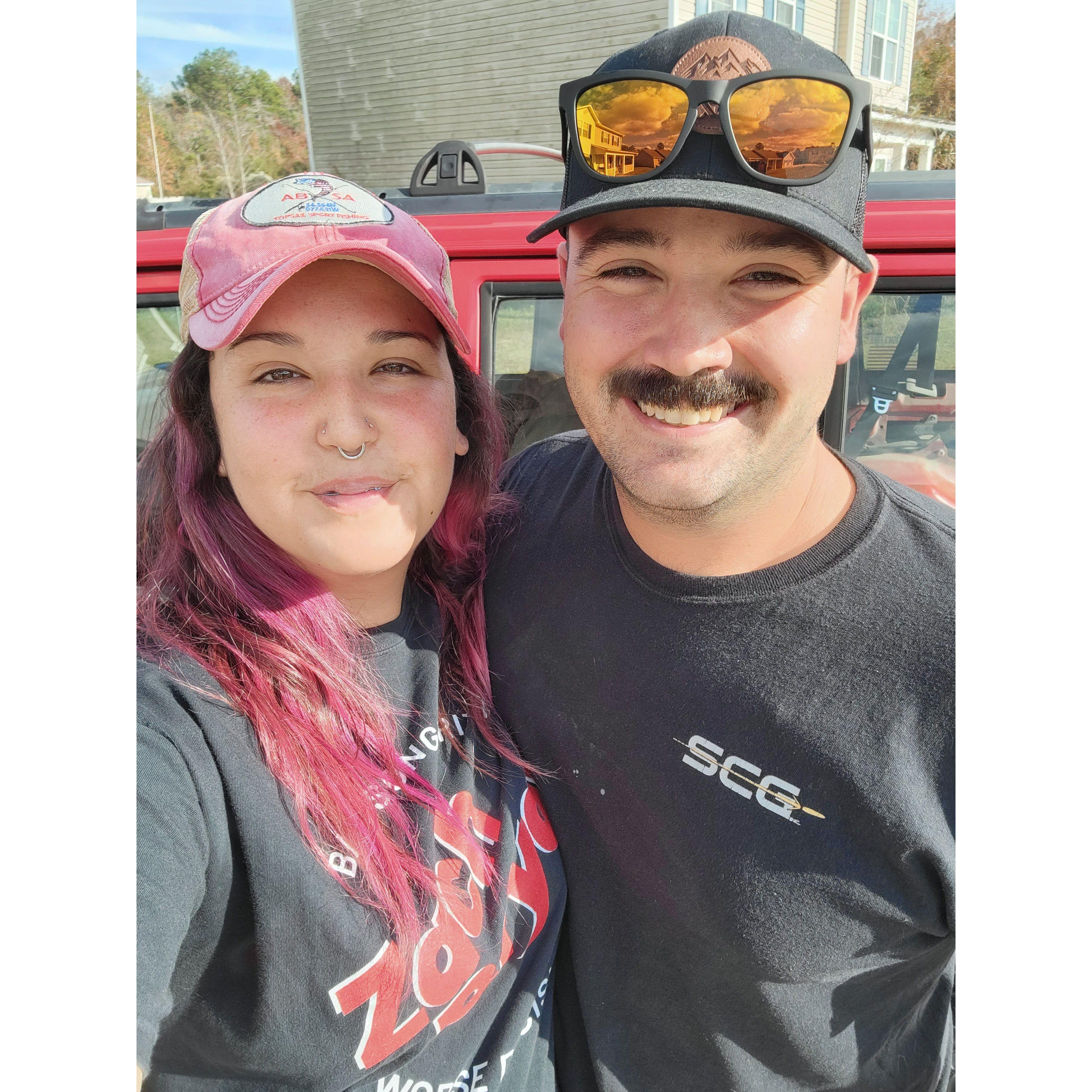 Our "first" picture together and the day after he asked me to be his girlfriend <3