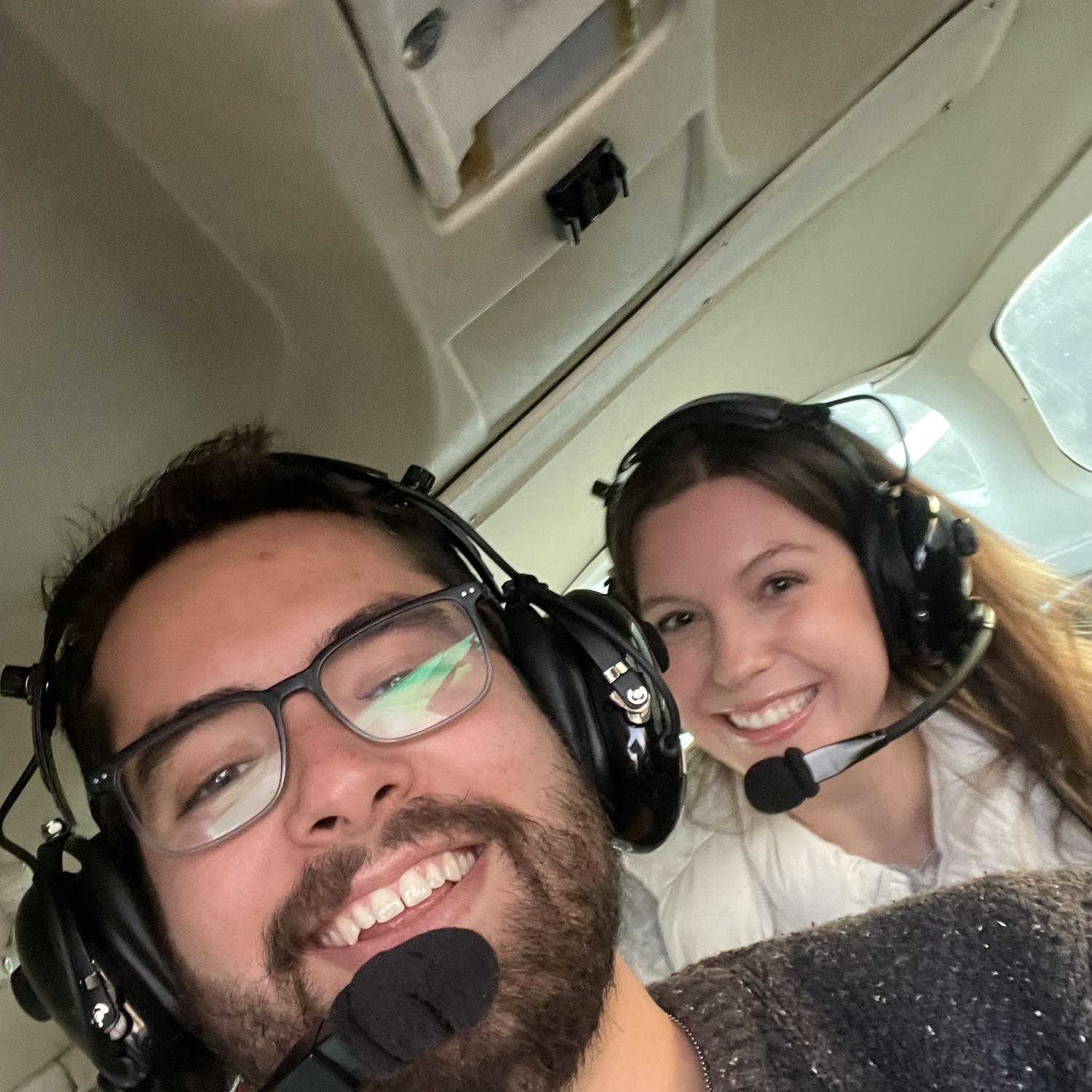 Airplane ride for Alex’s golden birthday