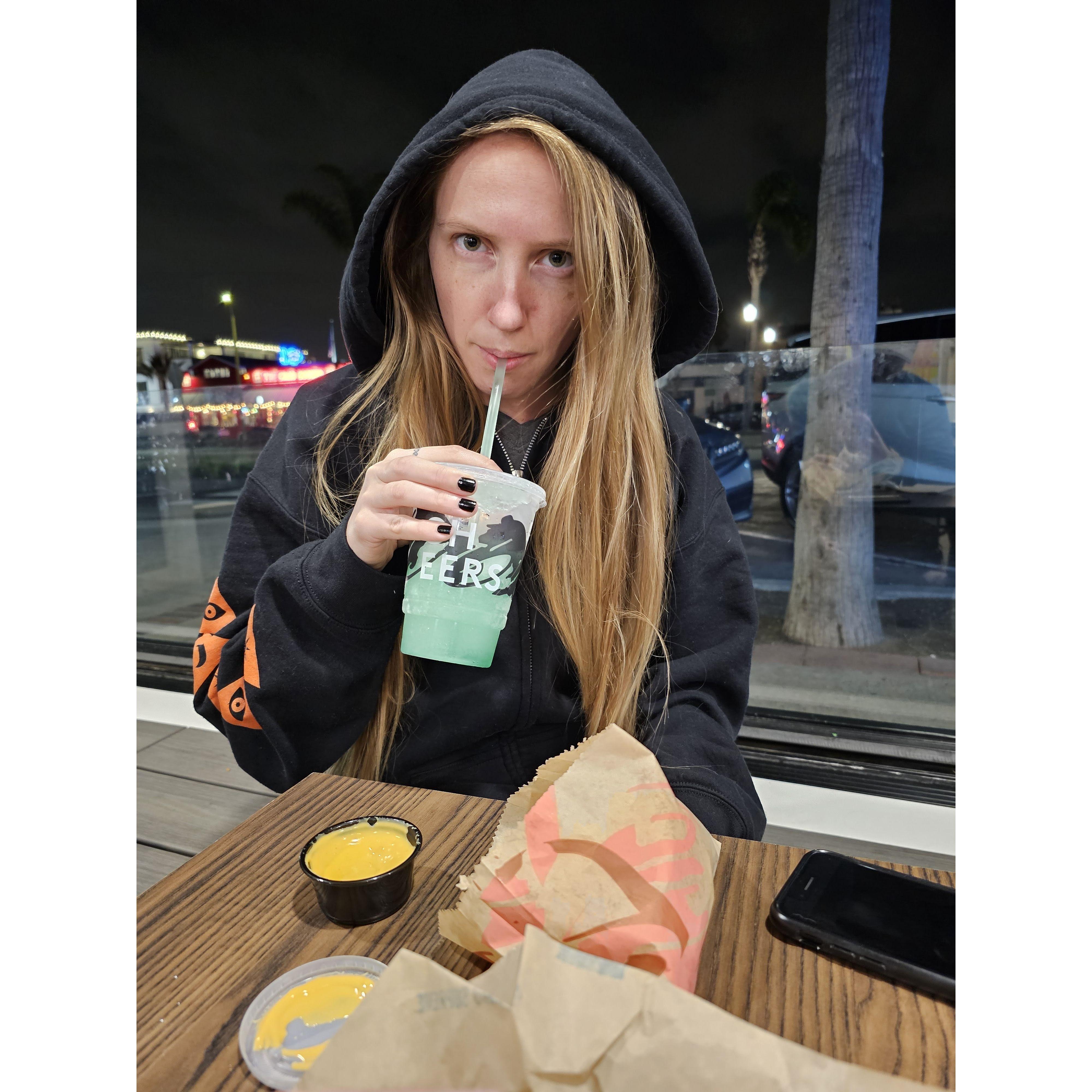It takes a brave soul and bowels of steel to eat Taco Bell and chug Mountain Dew in the middle of the night. Sierra does it on the regular. Don't mess with her.
#ThanksCharmin
