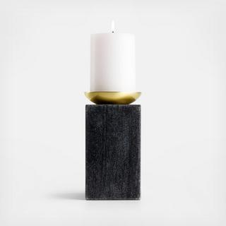 Sain Tall Marble Pillar Candle Holder