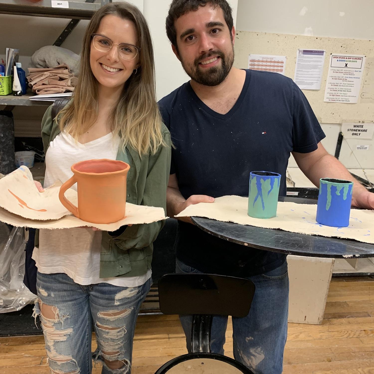 Pottery class NYC winter 2019
