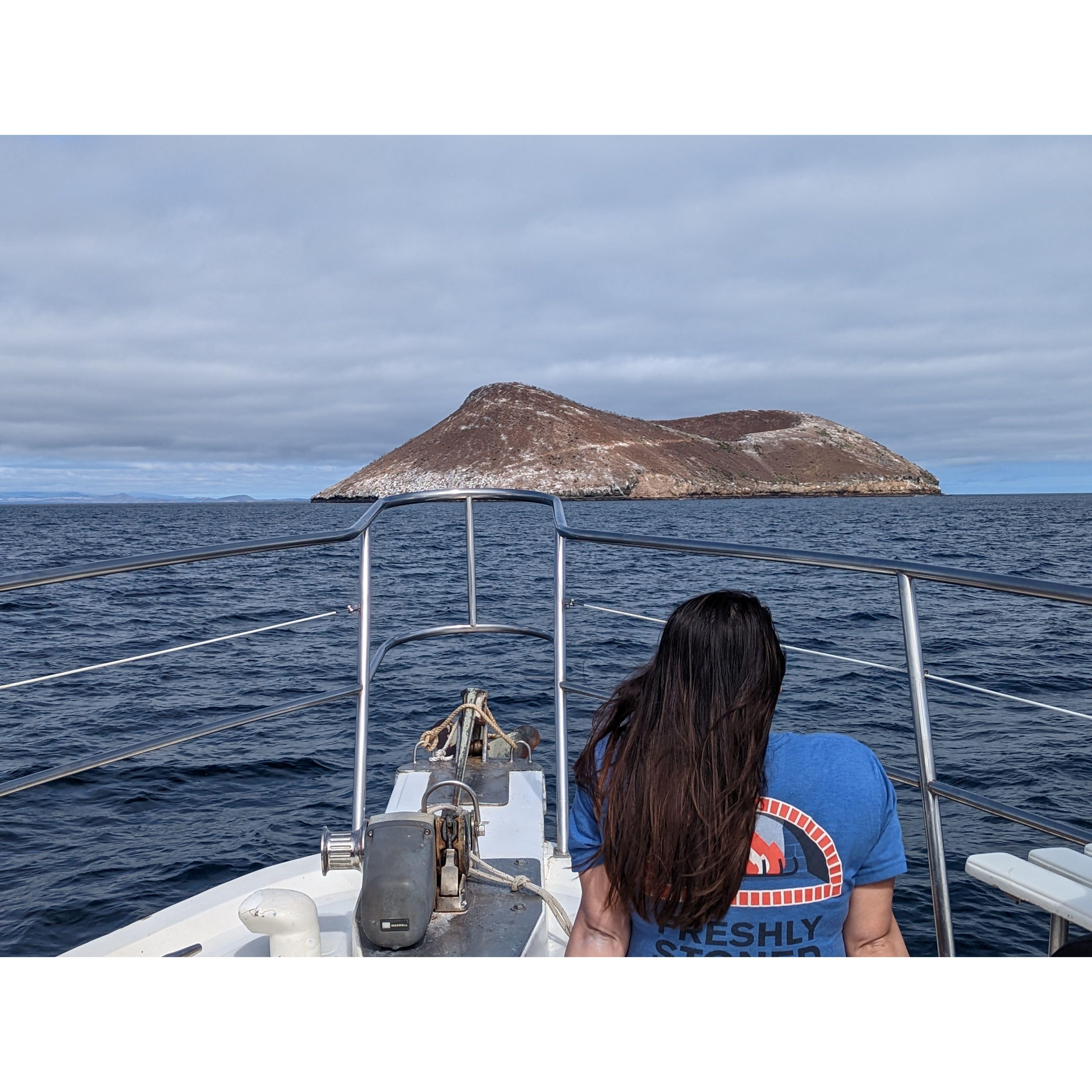 Galapagos 2022, I love taking pictures of Kelly when she doesn't know it.
