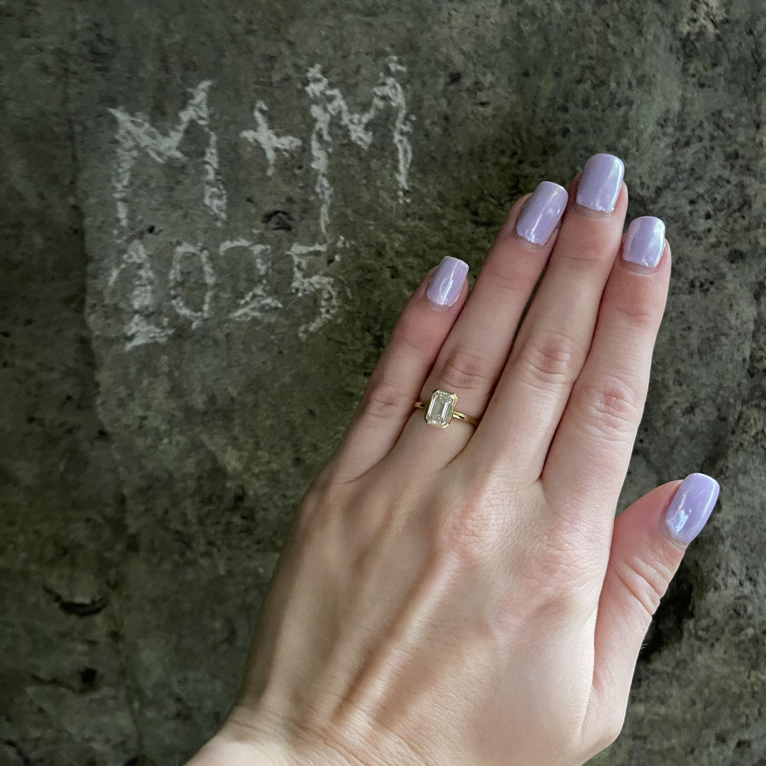 Marked our special spot at our favourite hiking trail. Duncan Escarpment Provincial Park