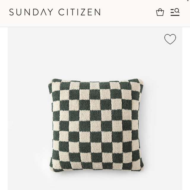 Checkerboard Throw Pillow