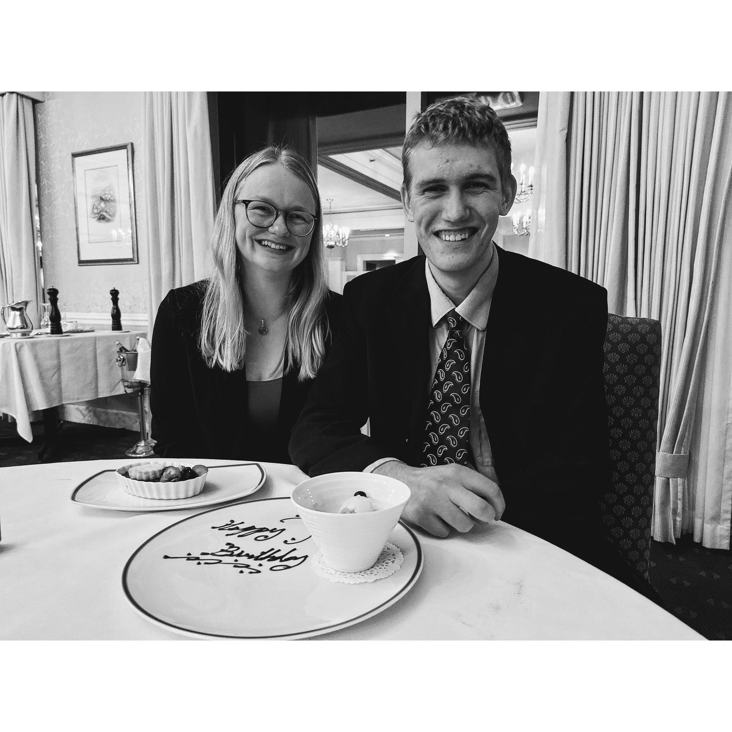 Matthew's birthday dinner, 2020